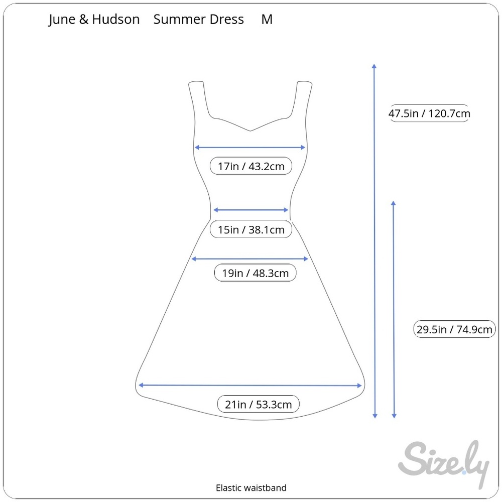 SOLD! June & Hudson Midi Summer Dress - Picture 9 of 9
